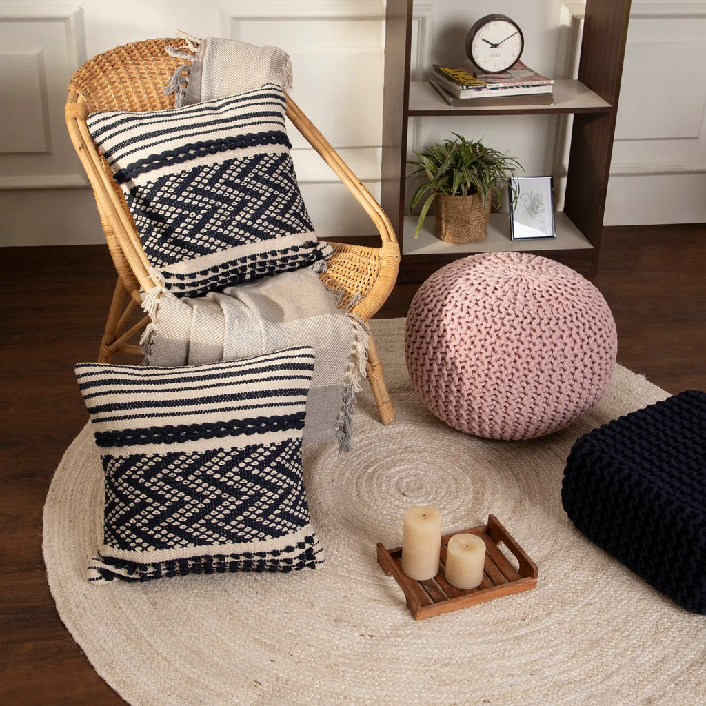 Round Pouf Ottoman