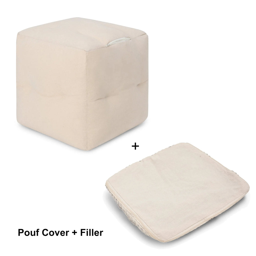 Tufted Pouf Ottoman
