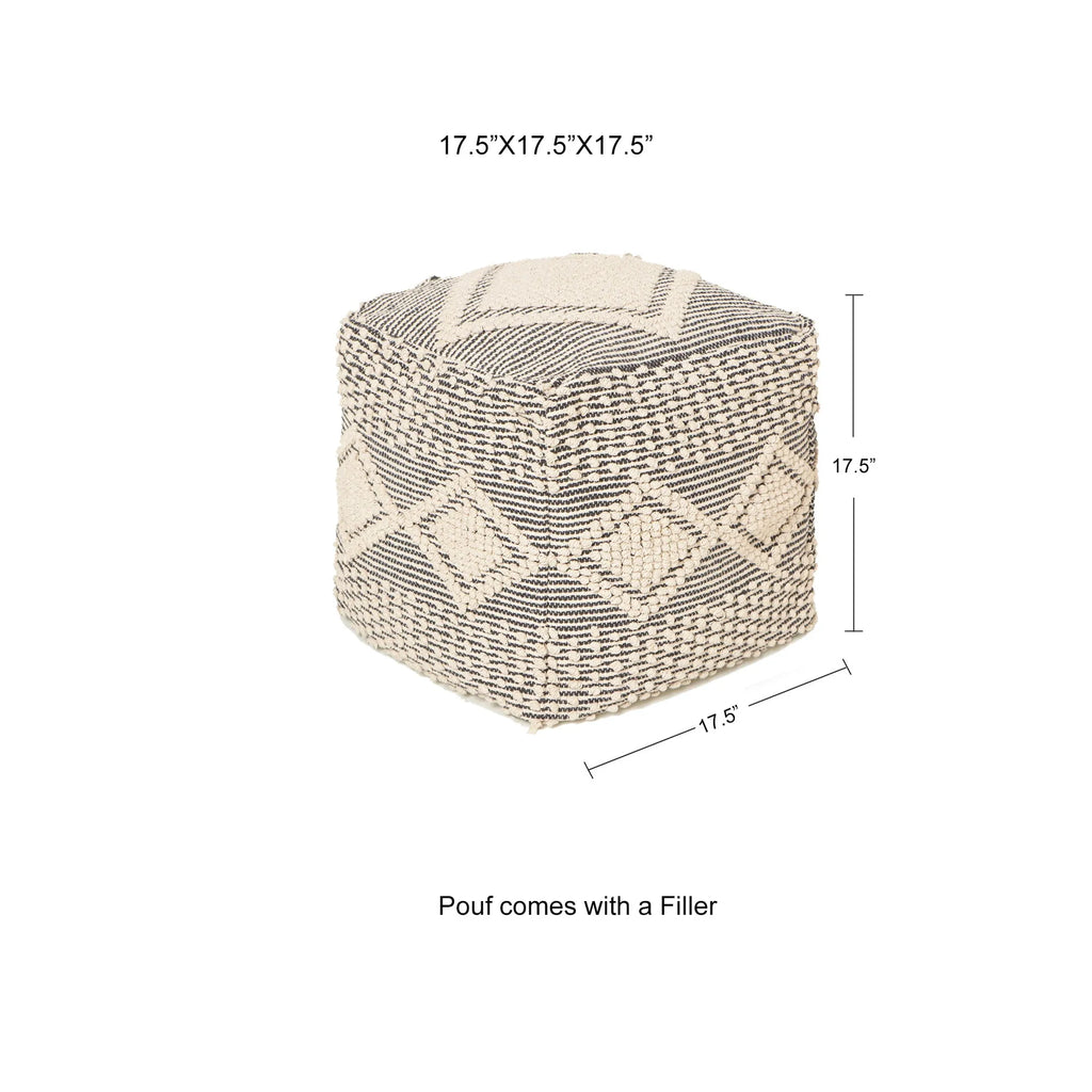 Tufted Pouf Ottoman
