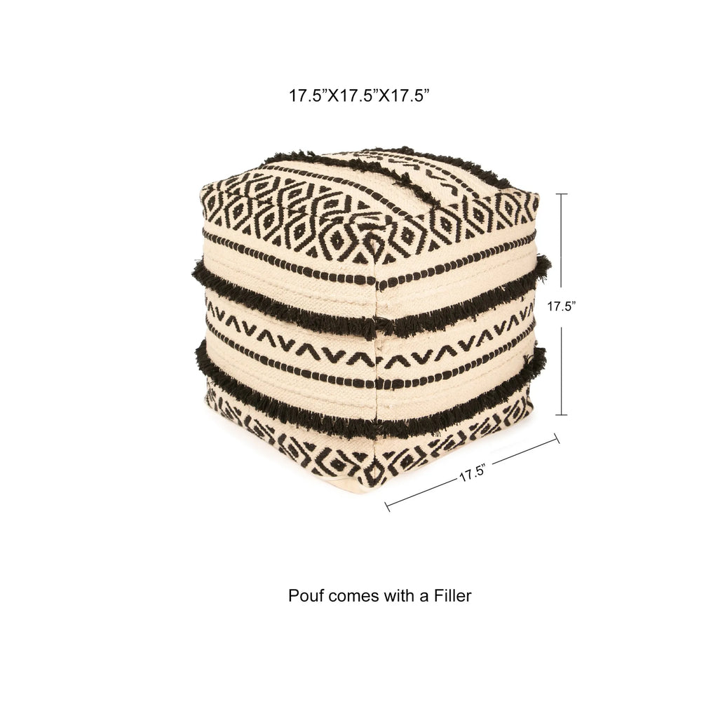 Tufted Pouf Ottoman