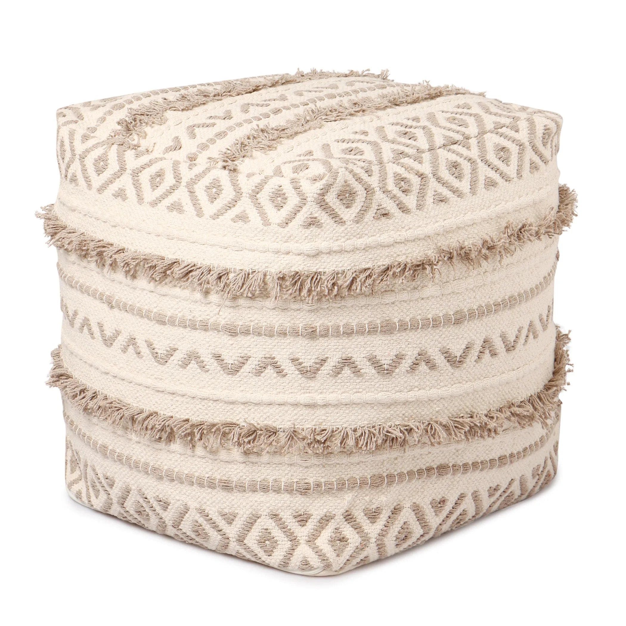 Tufted Pouf Ottoman