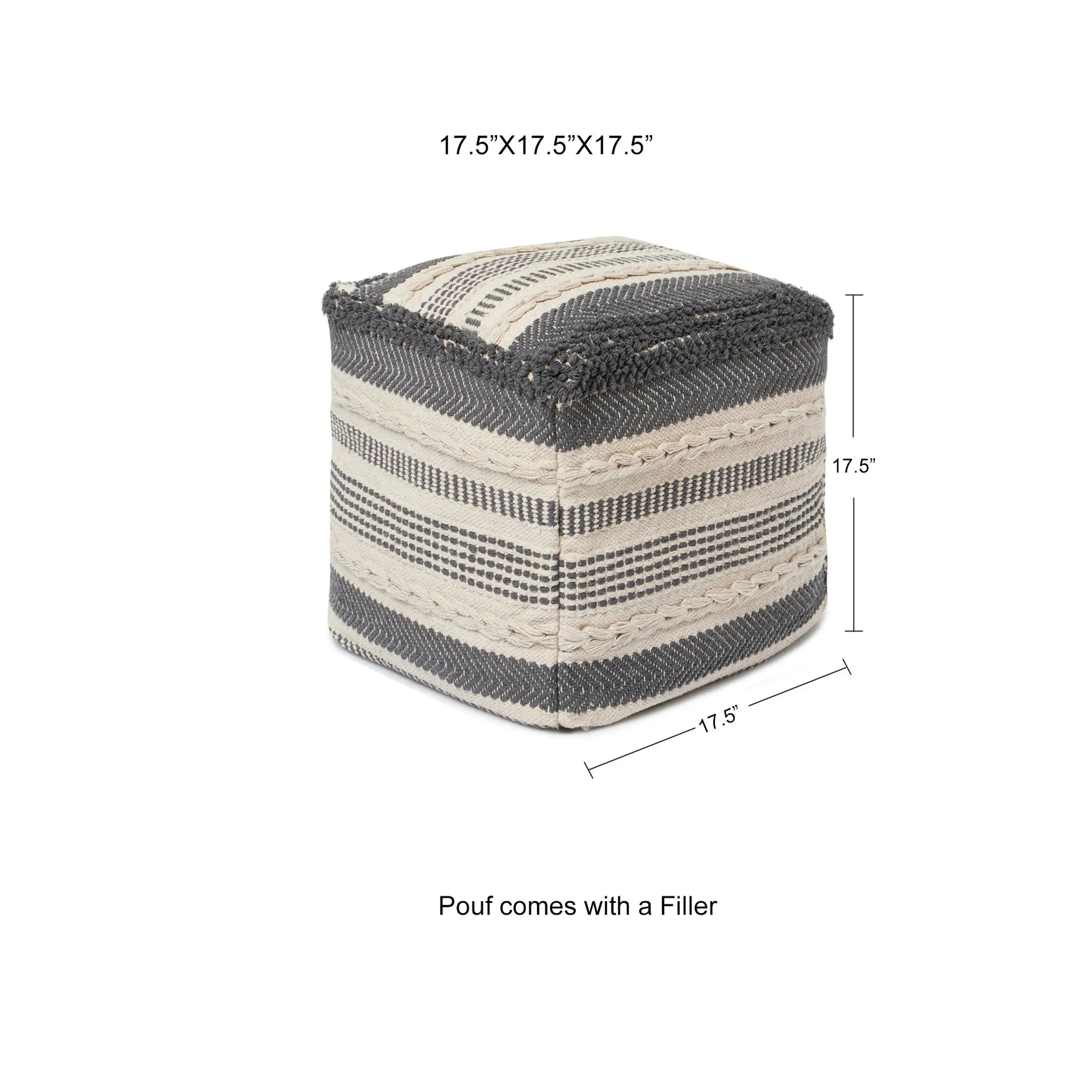 Tufted Pouf Ottoman