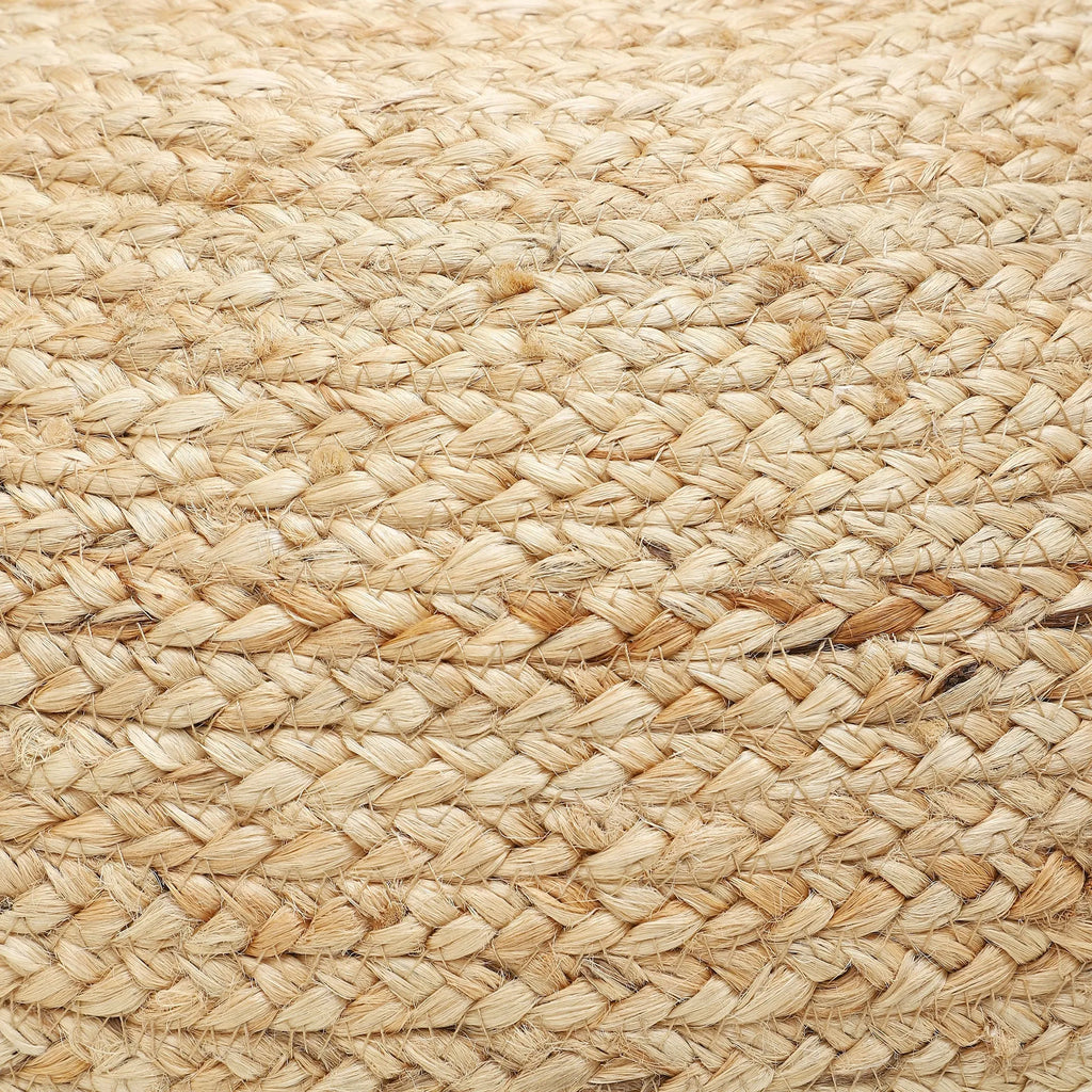 Jute Circular Jute Pouf Ottoman