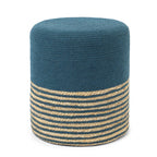 Cylindrical Pouf Foot Stool Ottoman