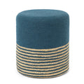 Cylindrical Pouf Foot Stool Ottoman