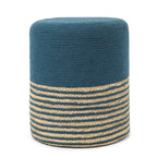 Cylindrical Pouf Foot Stool Ottoman