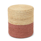 Cylindrical Pouf Foot Stool Ottoman