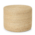 Cylindrical Pouf Foot Stool Ottoman