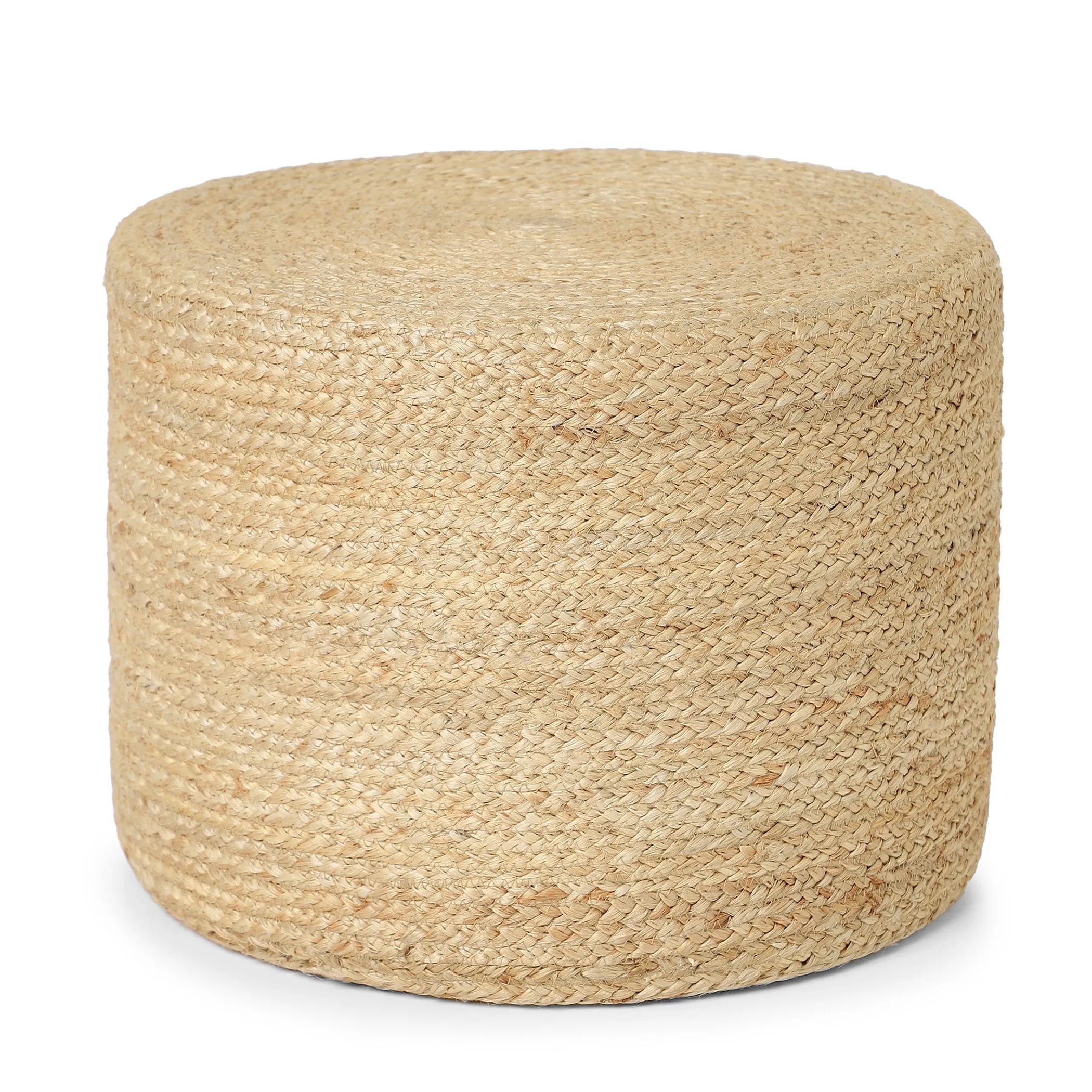 Cylindrical Pouf Foot Stool Ottoman