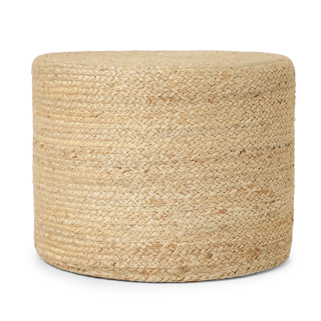 Cylindrical Pouf Foot Stool Ottoman