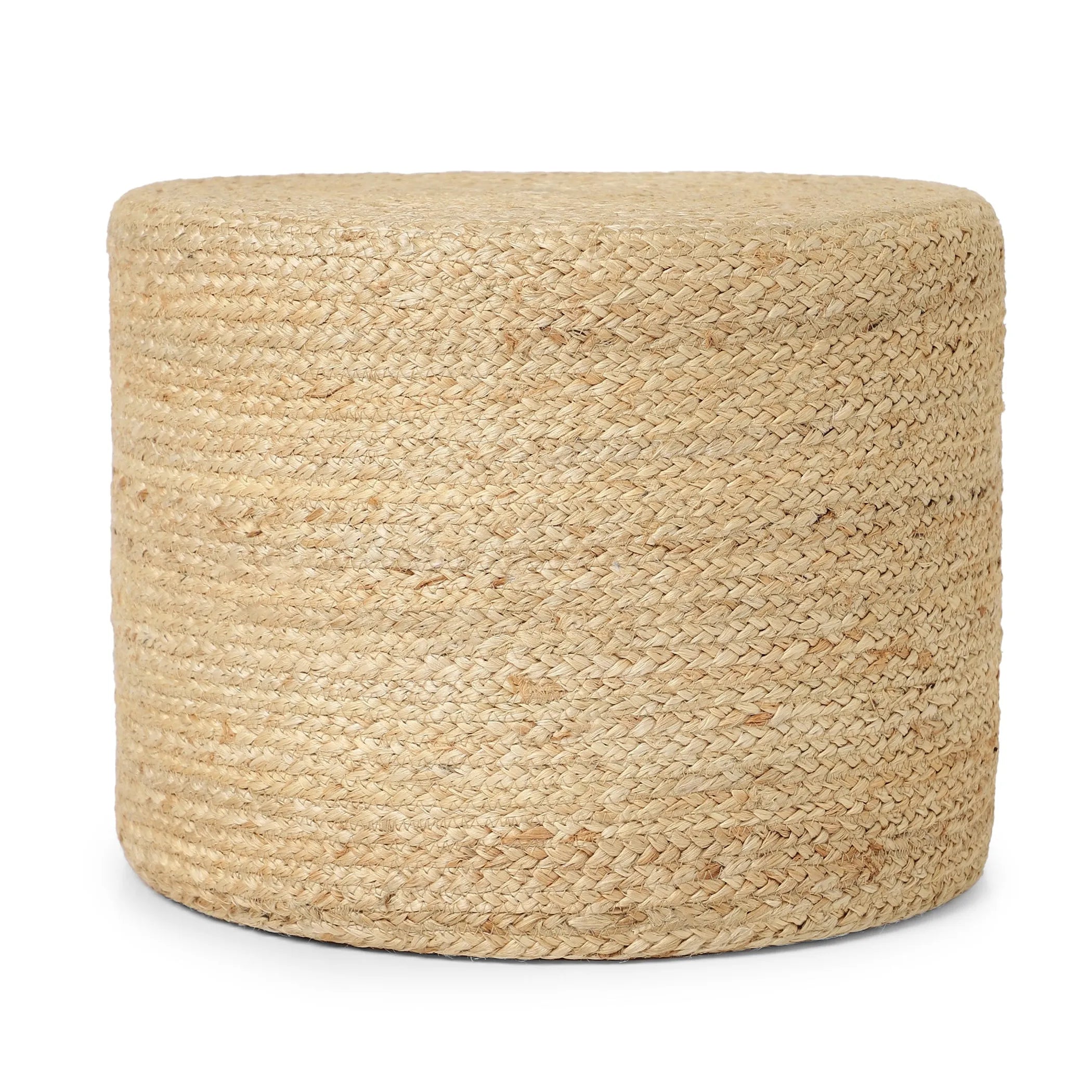 Cylindrical Pouf Foot Stool Ottoman