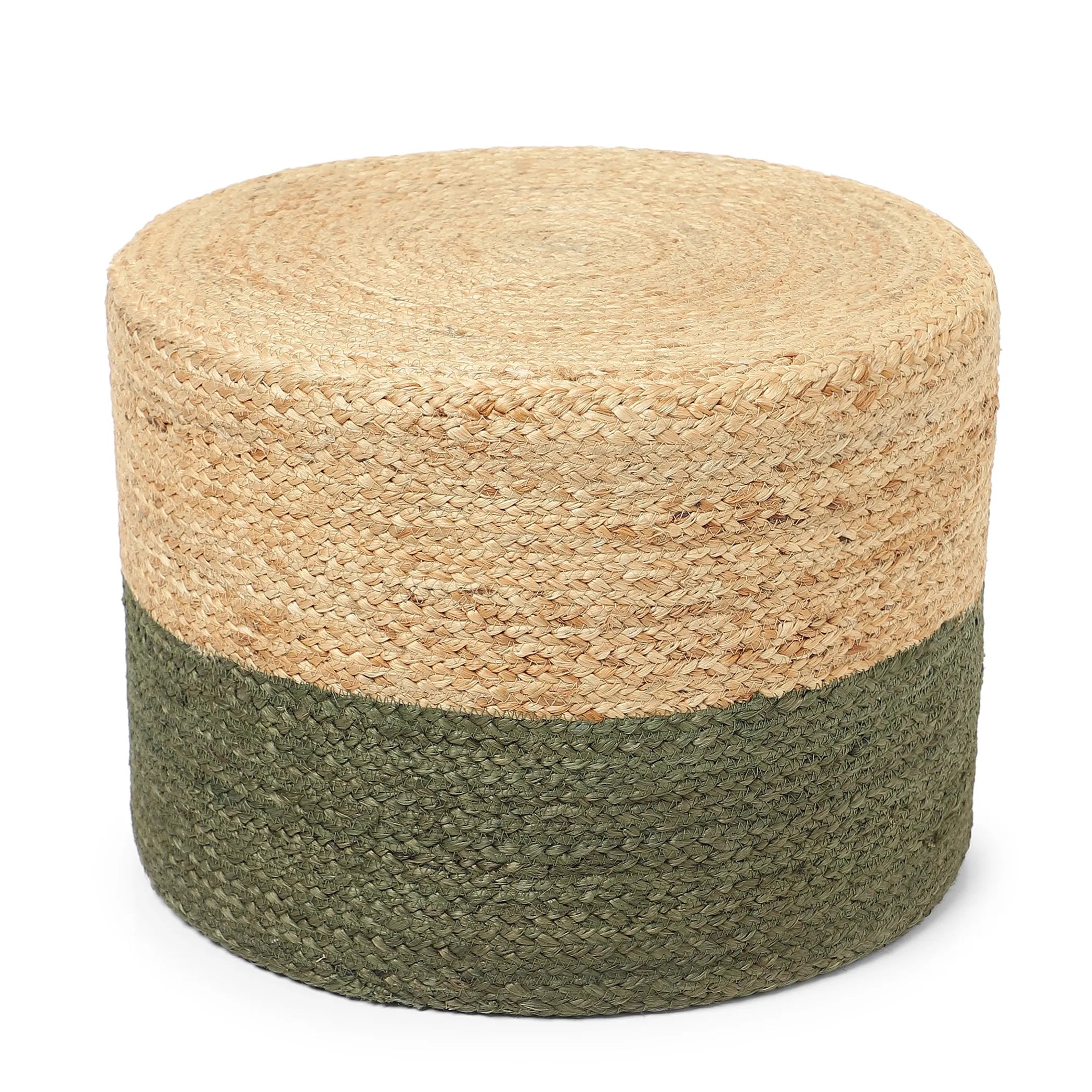 Cylindrical Pouf Foot Stool Ottoman