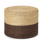 Cylindrical Pouf Foot Stool Ottoman