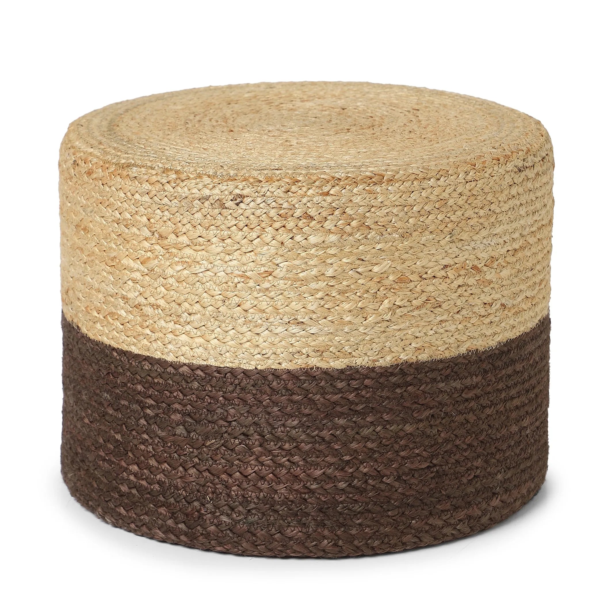 Cylindrical Pouf Foot Stool Ottoman