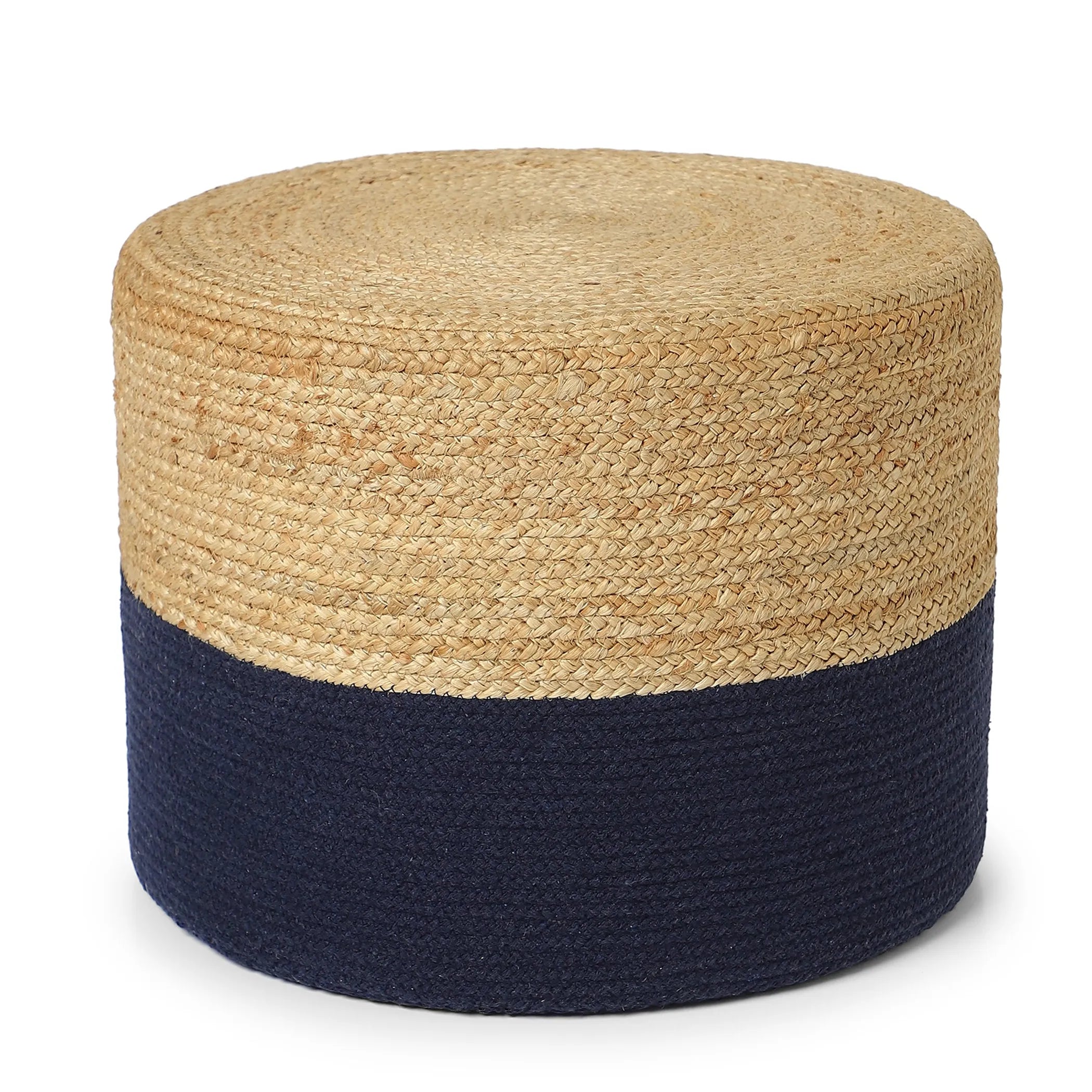 Cylindrical Pouf Foot Stool Ottoman