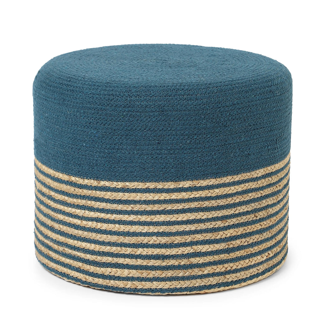 Cylindrical Pouf Foot Stool Ottoman