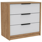 Madison 2 Piece Bedroom Set, White / Pine Finish