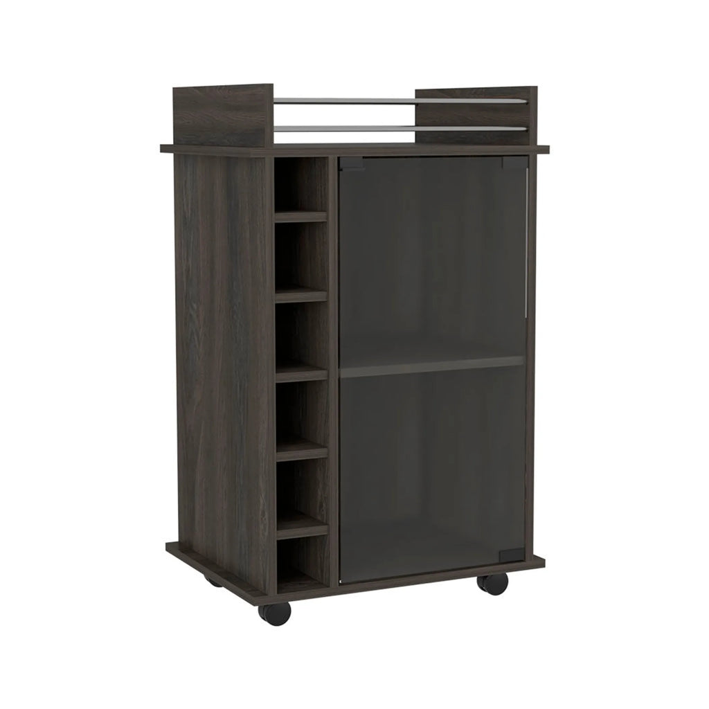 Riverside 2 Piece Living Room Set, Bar Cart + Coffee Table