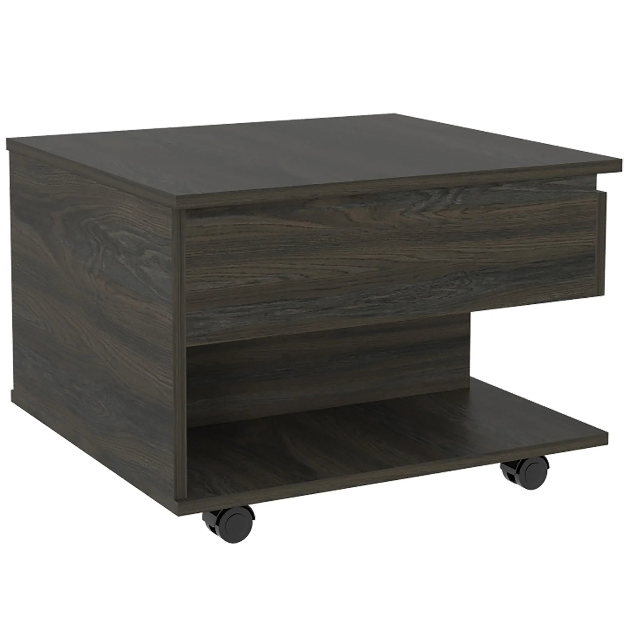 Riverside 2 Piece Living Room Set, Bar Cart + Coffee Table