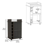 Riverside 2 Piece Living Room Set, Bar Cart + Coffee Table