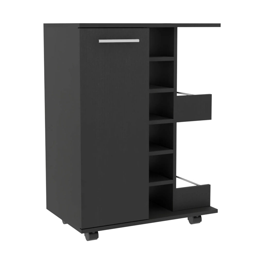 Vassel  2 Piece Living Room Set, Bar Cart + Coffee Table