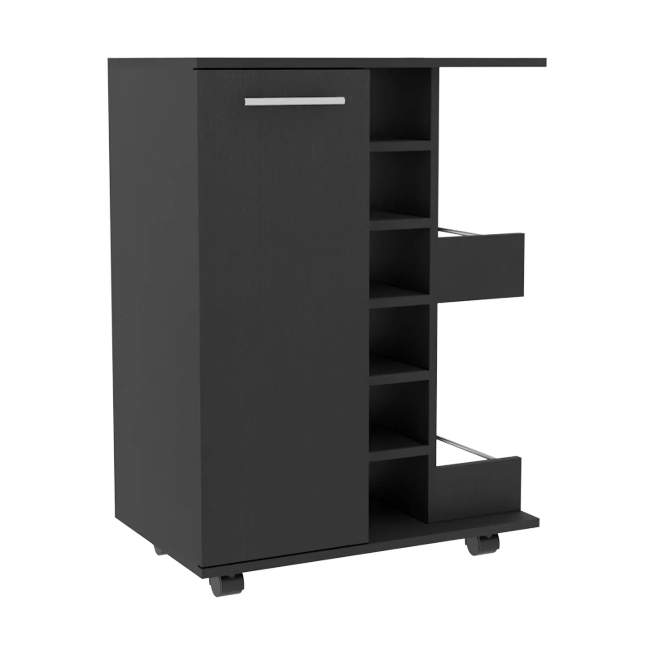 Vassel  2 Piece Living Room Set, Bar Cart + Coffee Table