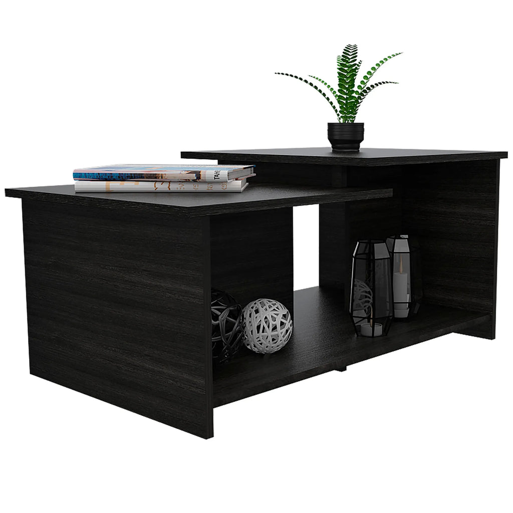 Irvine 2 Piece Living Room Set, Bar Cart + Coffee Table