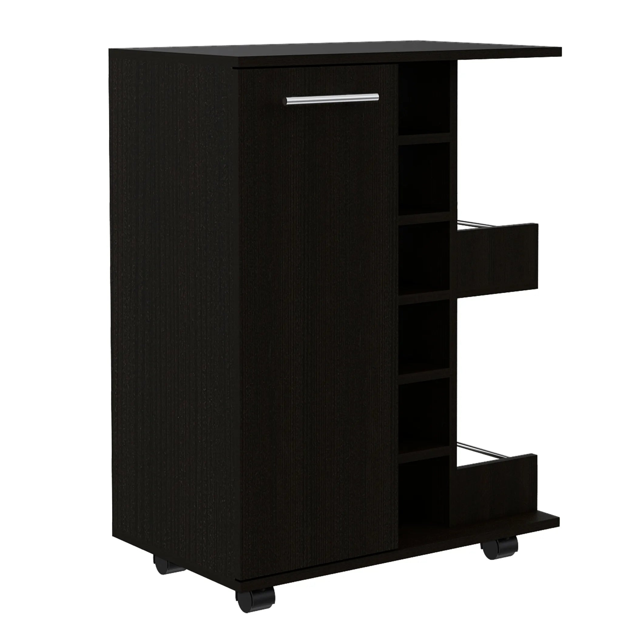 Irvine 2 Piece Living Room Set, Bar Cart + Coffee Table
