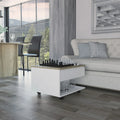 Romano Lift Top Coffee Table, Casters, One Shelf
