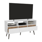Aranjuez 47" Wide Tv Stand with Three Drawers, Three Open Shelves