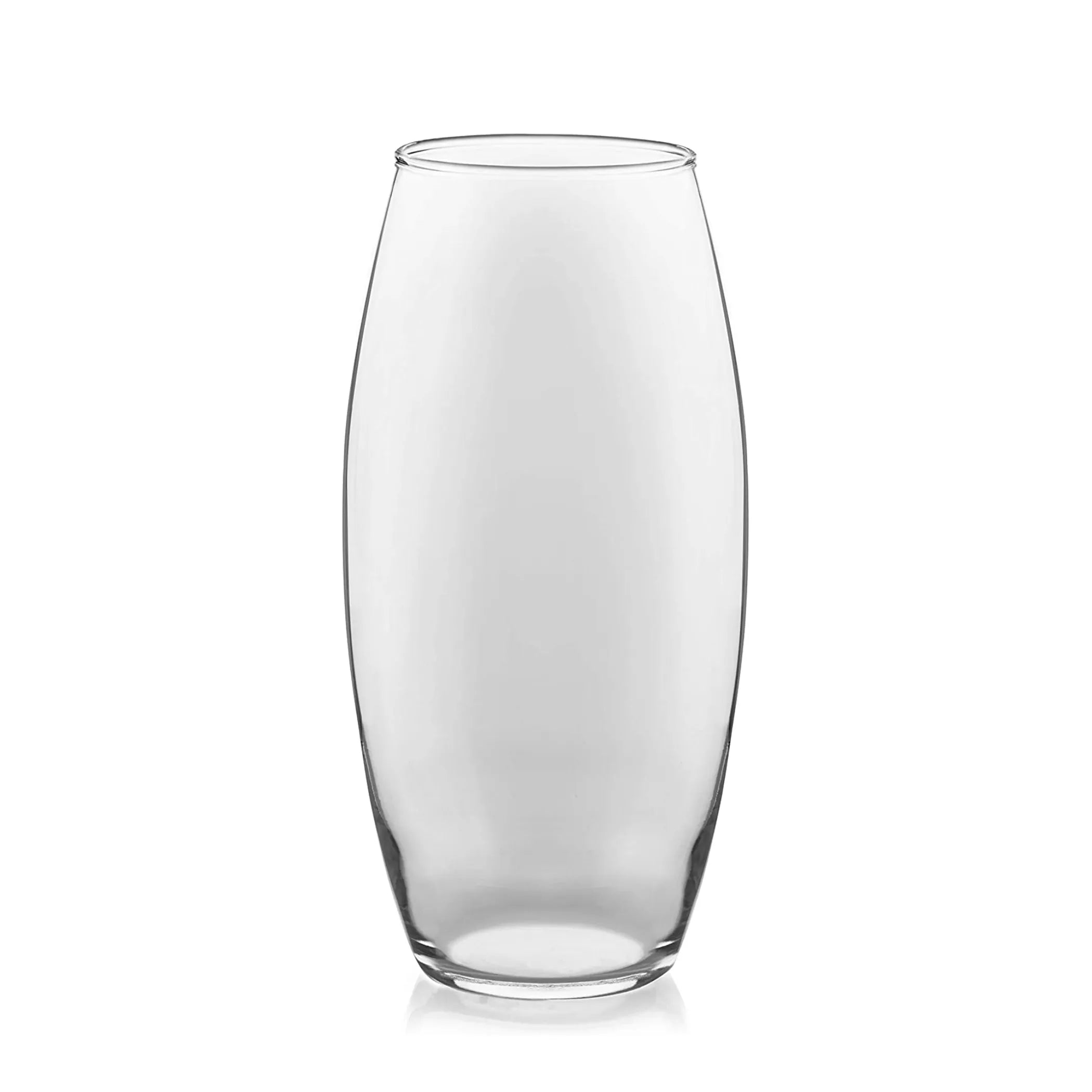 VERRE Clear Glass 10" Bullet Vase