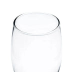 VERRE Clear Glass 10" Bullet Vase