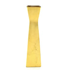 GILT Gilded Glass 12" Square Vase