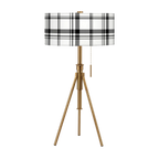Tripoli Adjustable Table Lamp - Farmhouse Pattern Shades