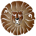 Painted Lion Head