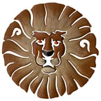 Painted Lion Head