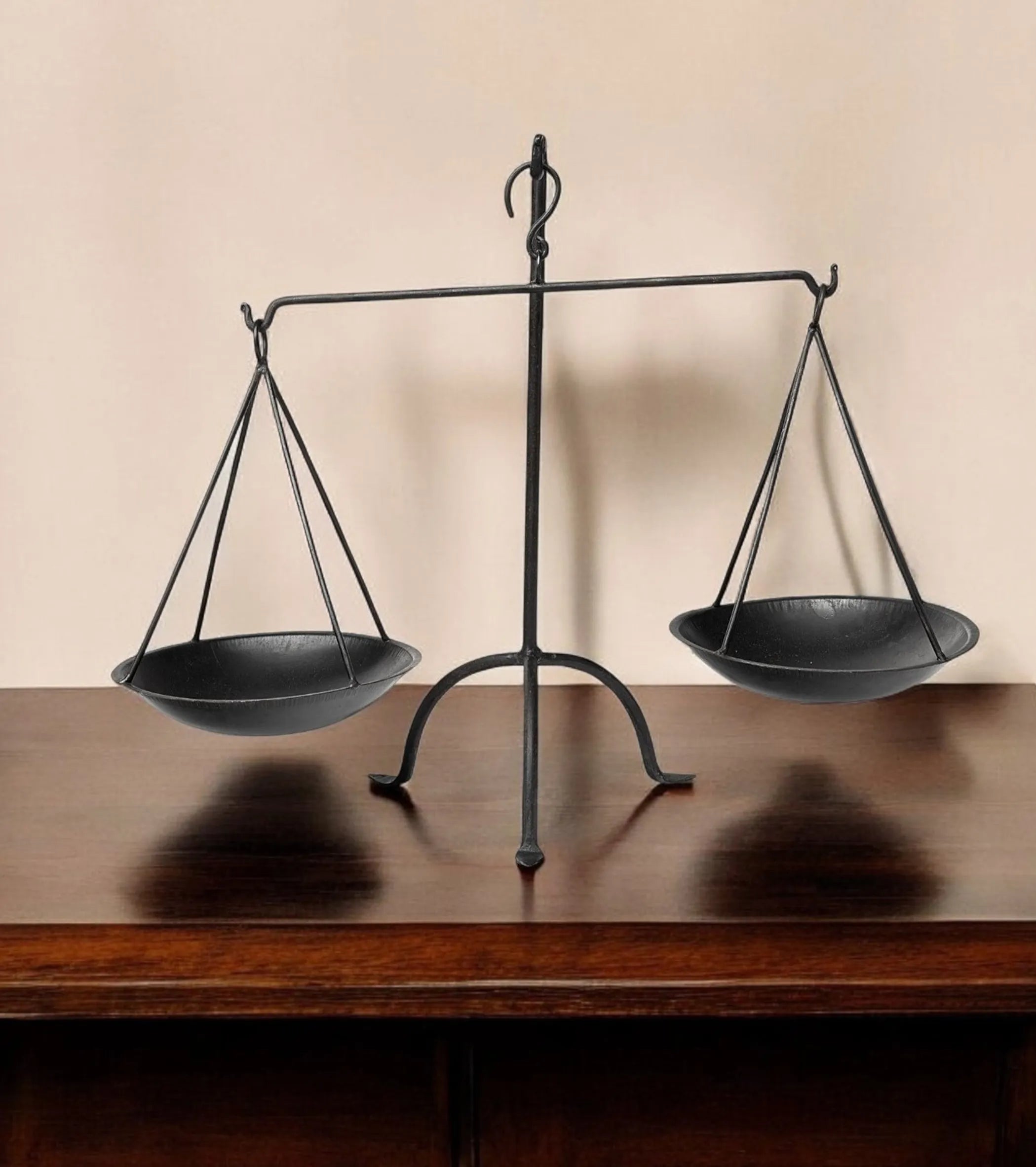 Libra Dark Metal Vintage Decorative Scale