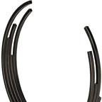 20" Black Iron Modern Abstract Tabletop Sculpture