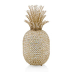 23" Glam Bling Faux Crystal and Gold Pineapple