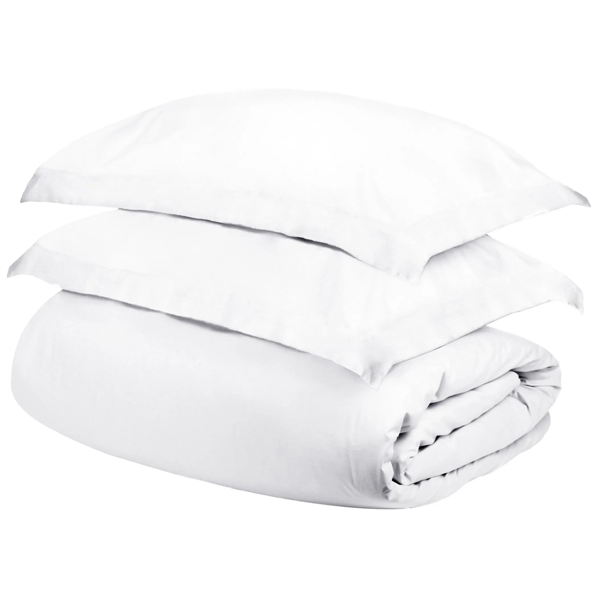 White Queen Cotton Blend 400 Thread Count Washable Duvet Cover Set
