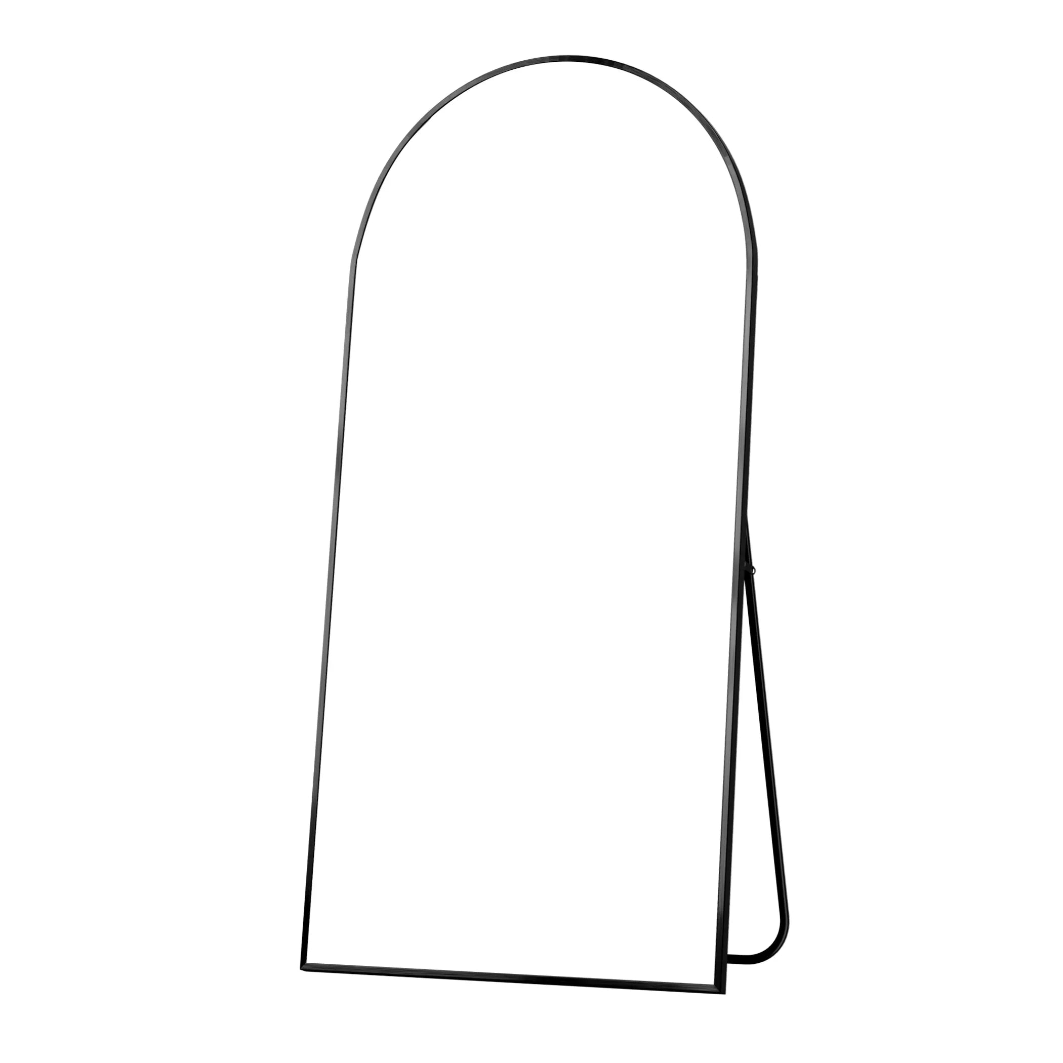 Metal Arch Freestanding Framed Full Length Mirror