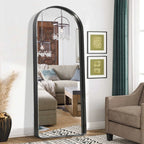 Metal Arch Freestanding Framed Full Length Mirror