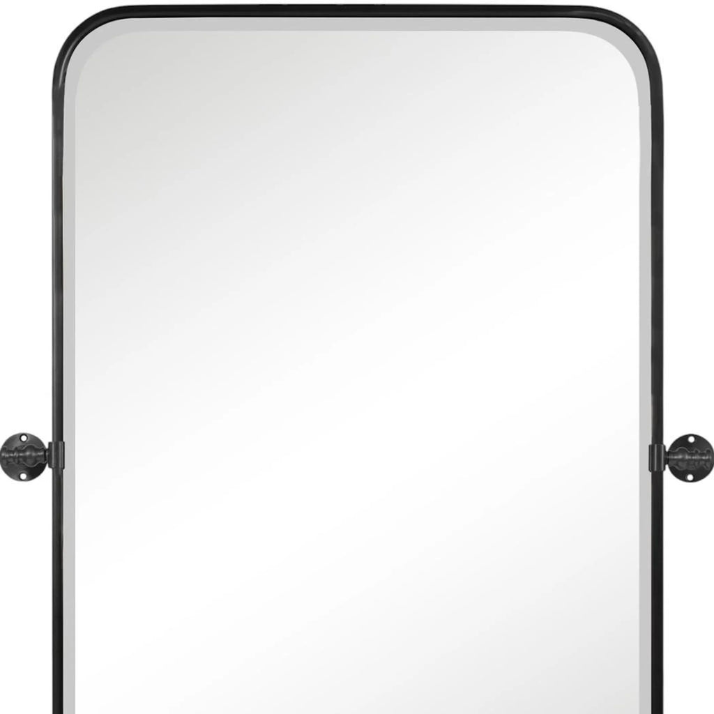 Set of Two Metal Framed Accent Mirrors