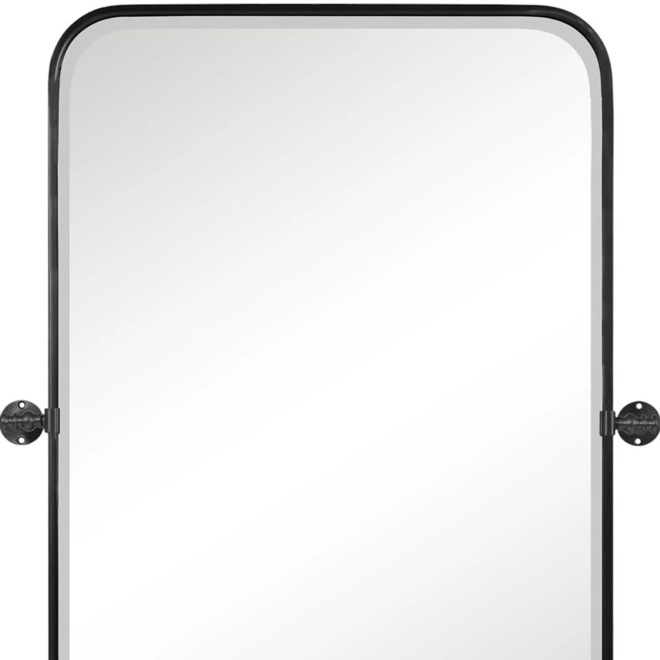 Set of Two Metal Framed Accent Mirrors