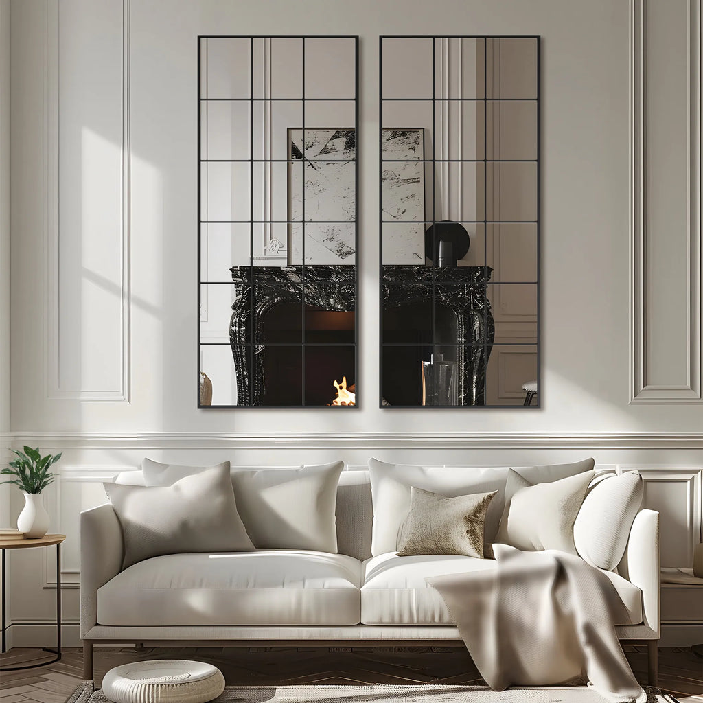 Metal Framed Full Length Mirror