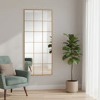 Metal Framed Full Length Mirror