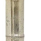 Floral Glass Cylinder Floor Vase
