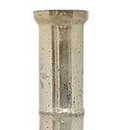 Floral Glass Cylinder Floor Vase