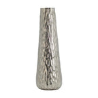 Cast Aluminum Carved Geometric Table Vase