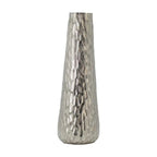 Cast Aluminum Carved Geometric Table Vase